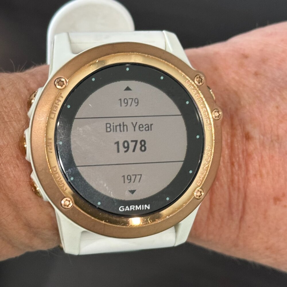 Fenix3 White/Rose Gold
